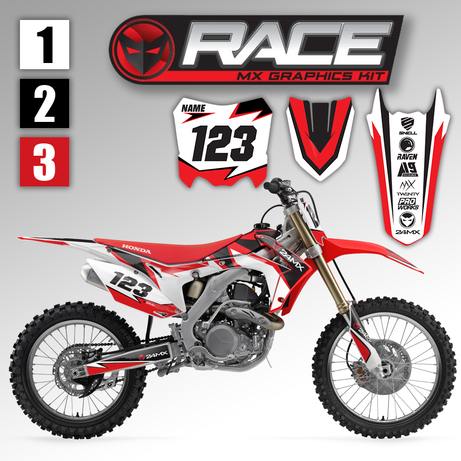 Complete Race Stickerset + Nummerplaatstickers