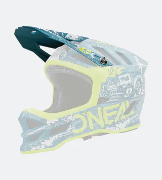 Pala de Capacete MX O'Neal Blade Polyacrylite HR