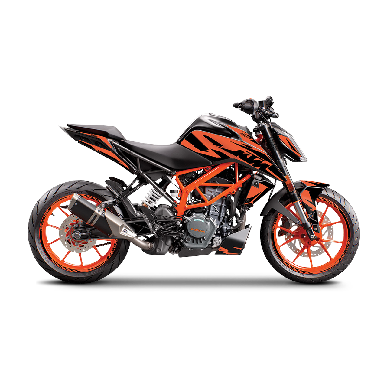 Bagoros Inferno Sticker Kit Sticker Protector Orange
