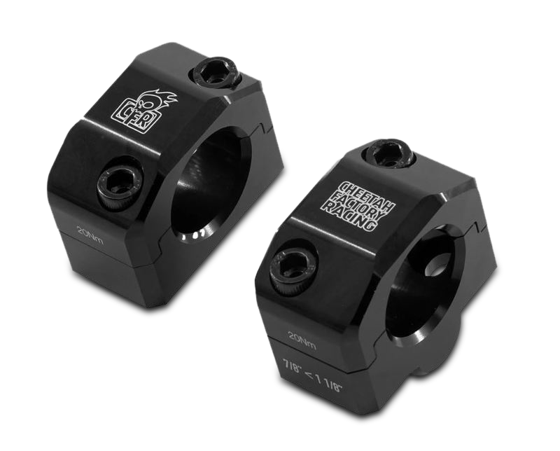 Ylimitoitettu Ohjaustanko Adapteri Cheetah Factory Racing 2.0, (7/8"-1 1/8")