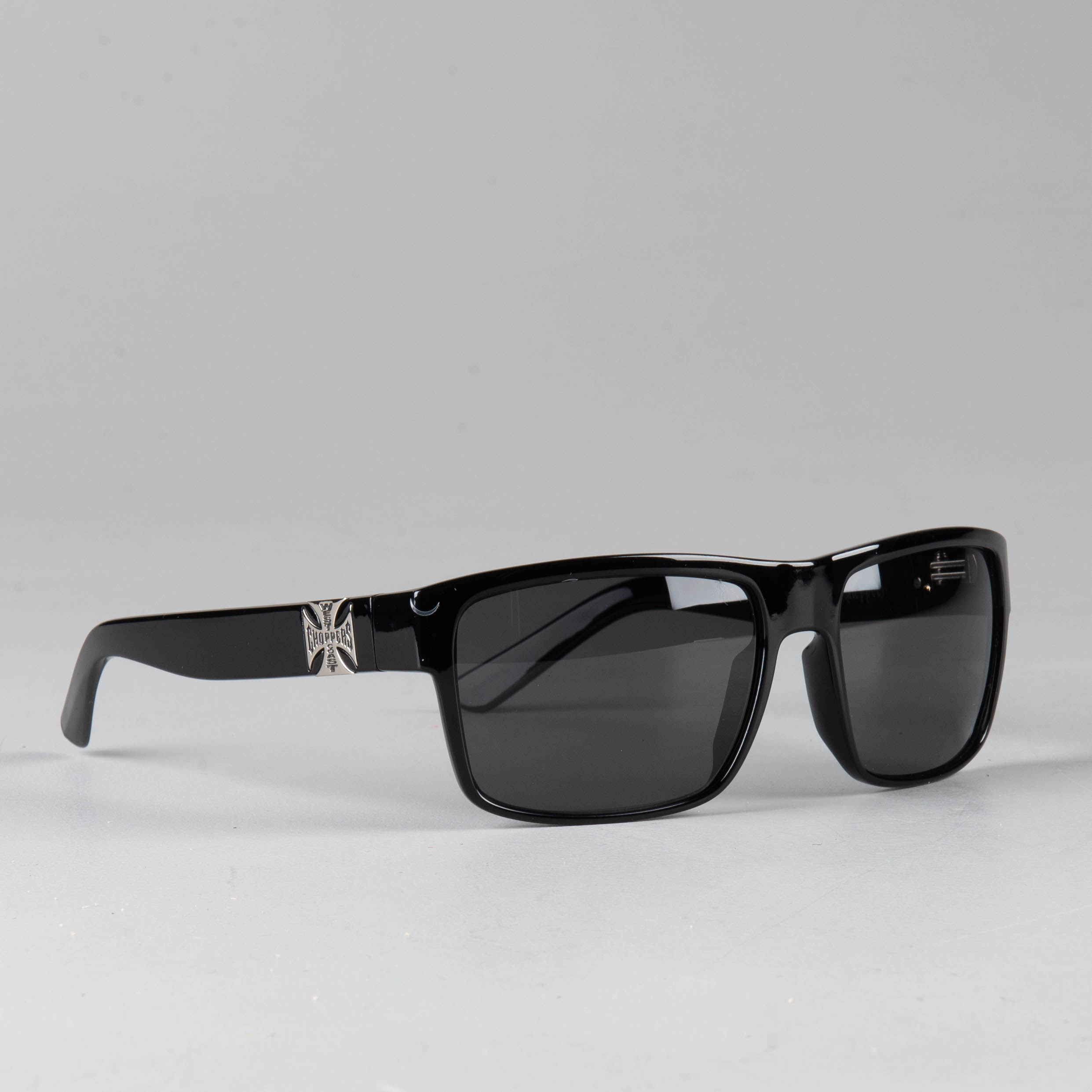 West Coast Choppers WTF Shiny Sunglasses BlackSmoked Price Match