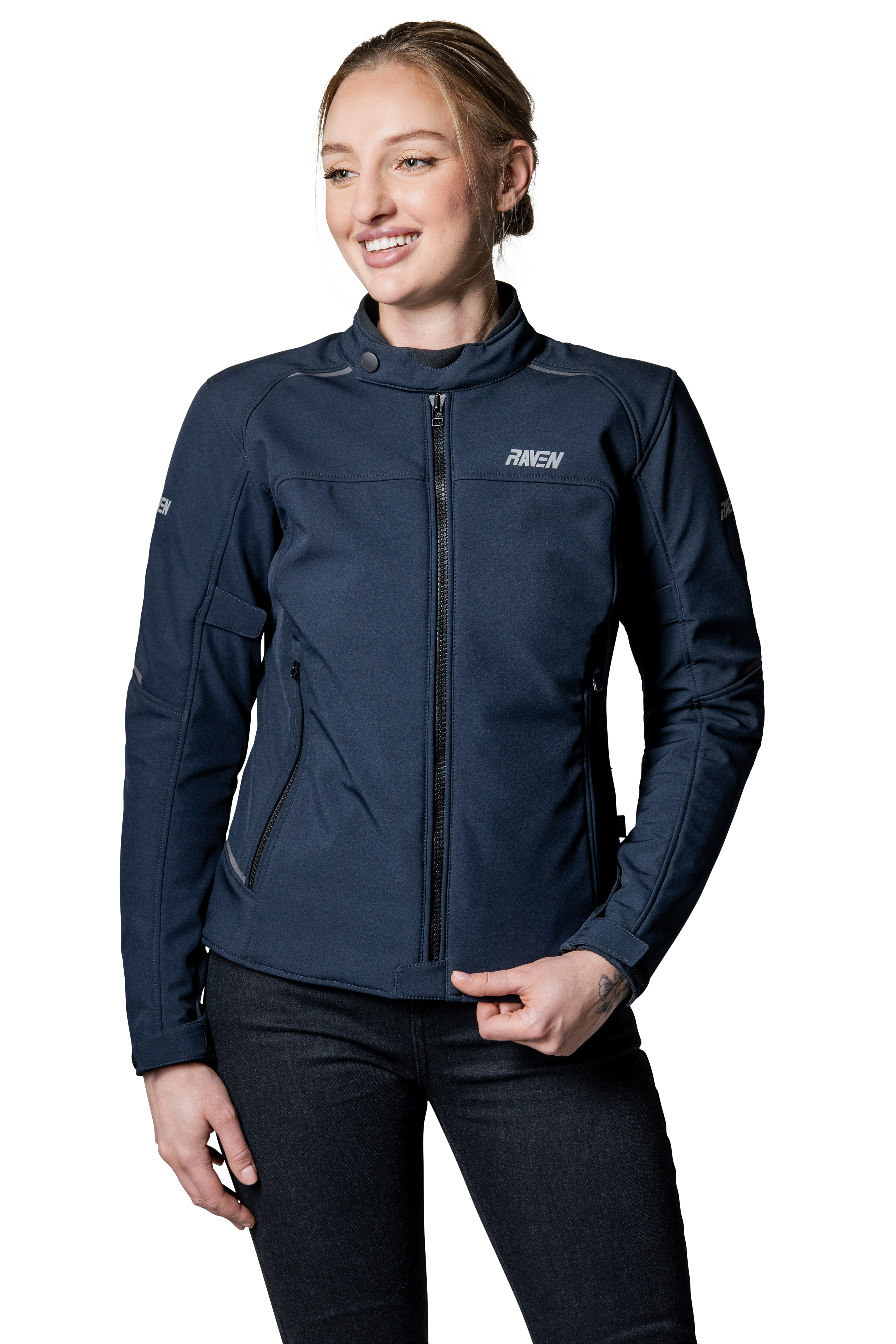 Chaqueta de Moto Mujer Raven Rila Softshell WP