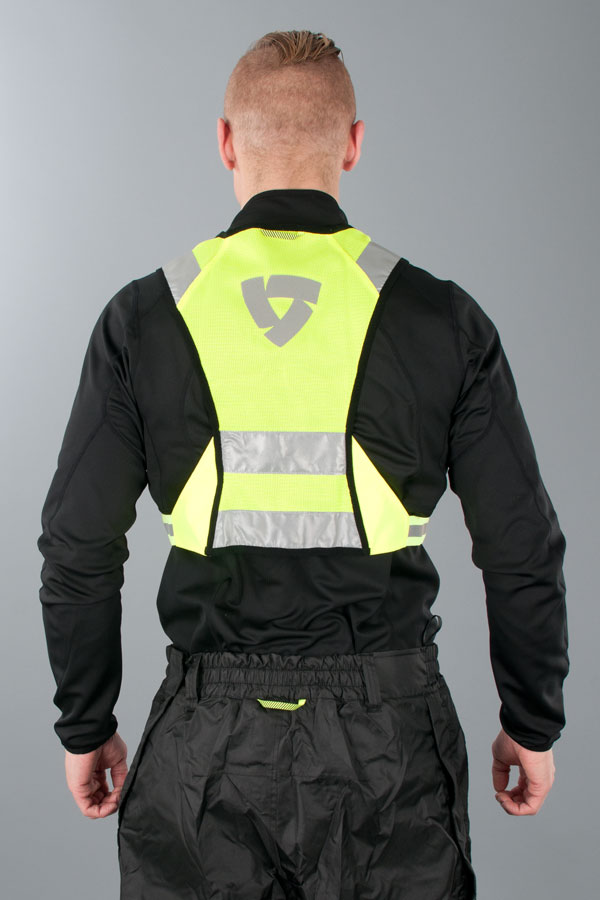 Gilet Di Sicurezza Revit Athos 3 Air - Giallo Fluorescente, Taglia S - Senza Maniche Per Motociclisti - Foto 10