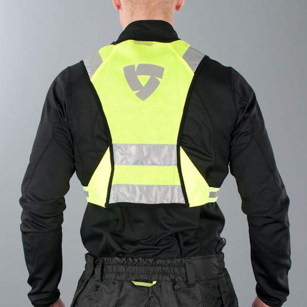 Gilet Di Sicurezza Revit Athos 3 Air - Giallo Fluorescente, Taglia S - Senza Maniche Per Motociclisti - Foto 10