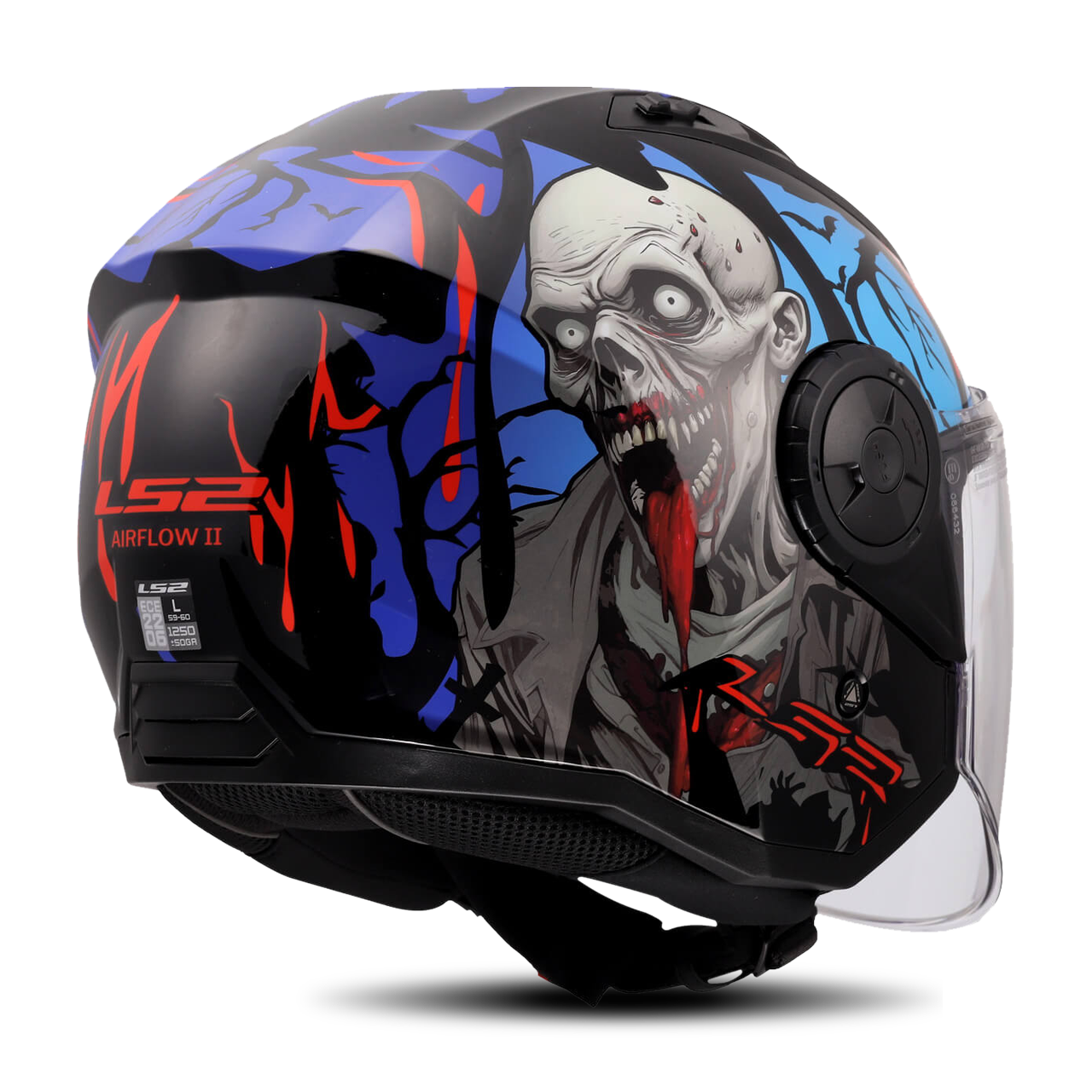 Casco Abierto LS2 OF616 Airflow II Zombie II
