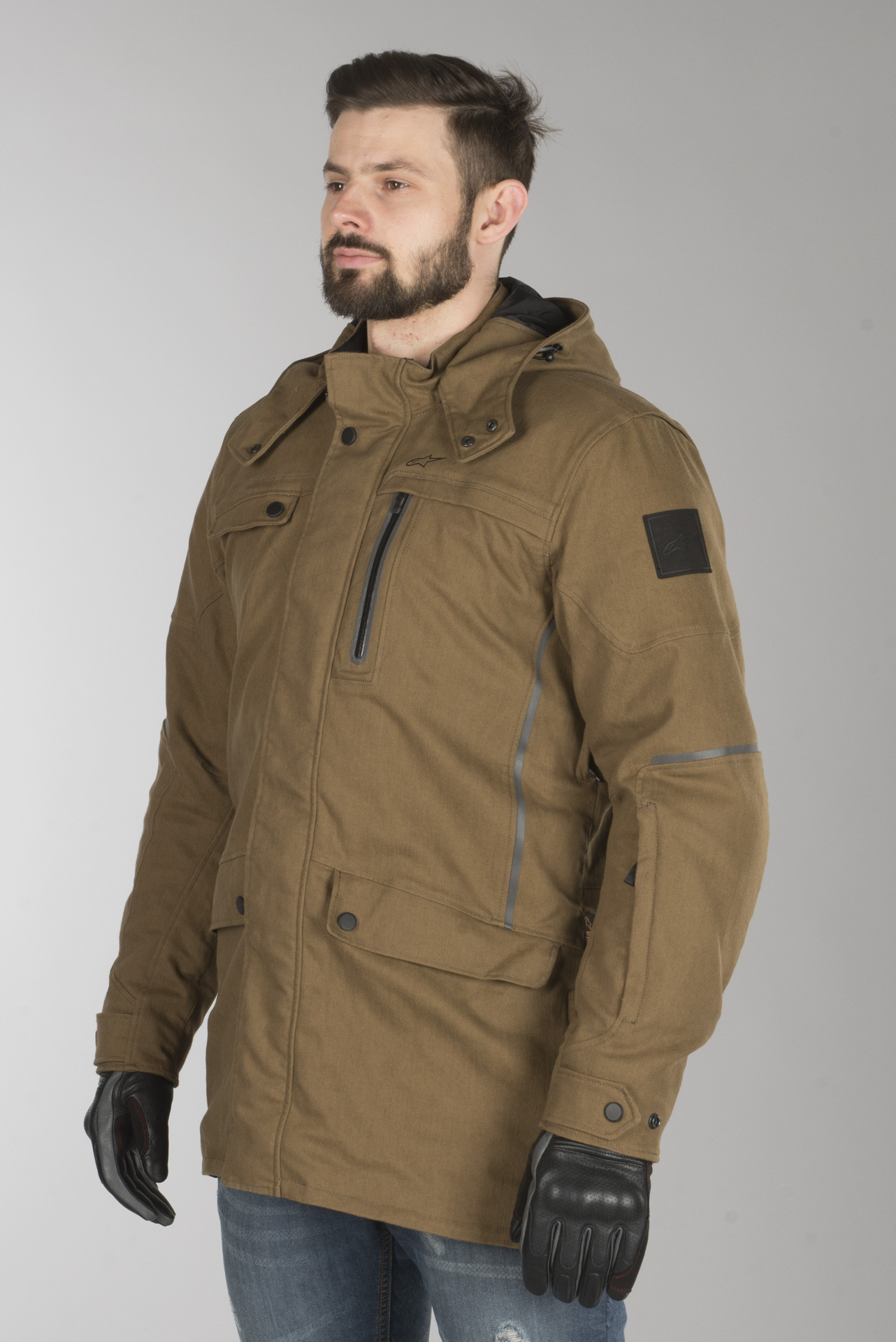 MC Jakke Alpinestars Gordon Drystar Overcoat Teak Nå 40 MC,Gordon jakke | FINN.no
