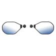 Linker & Rechts Spiegels met Kogelscharnieren RAM® Mounts Tough-Mirror™