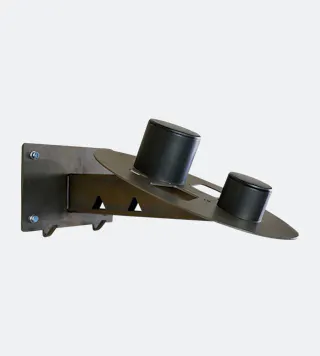 Šalmo Sieninis Laikiklis Gray Steel X5