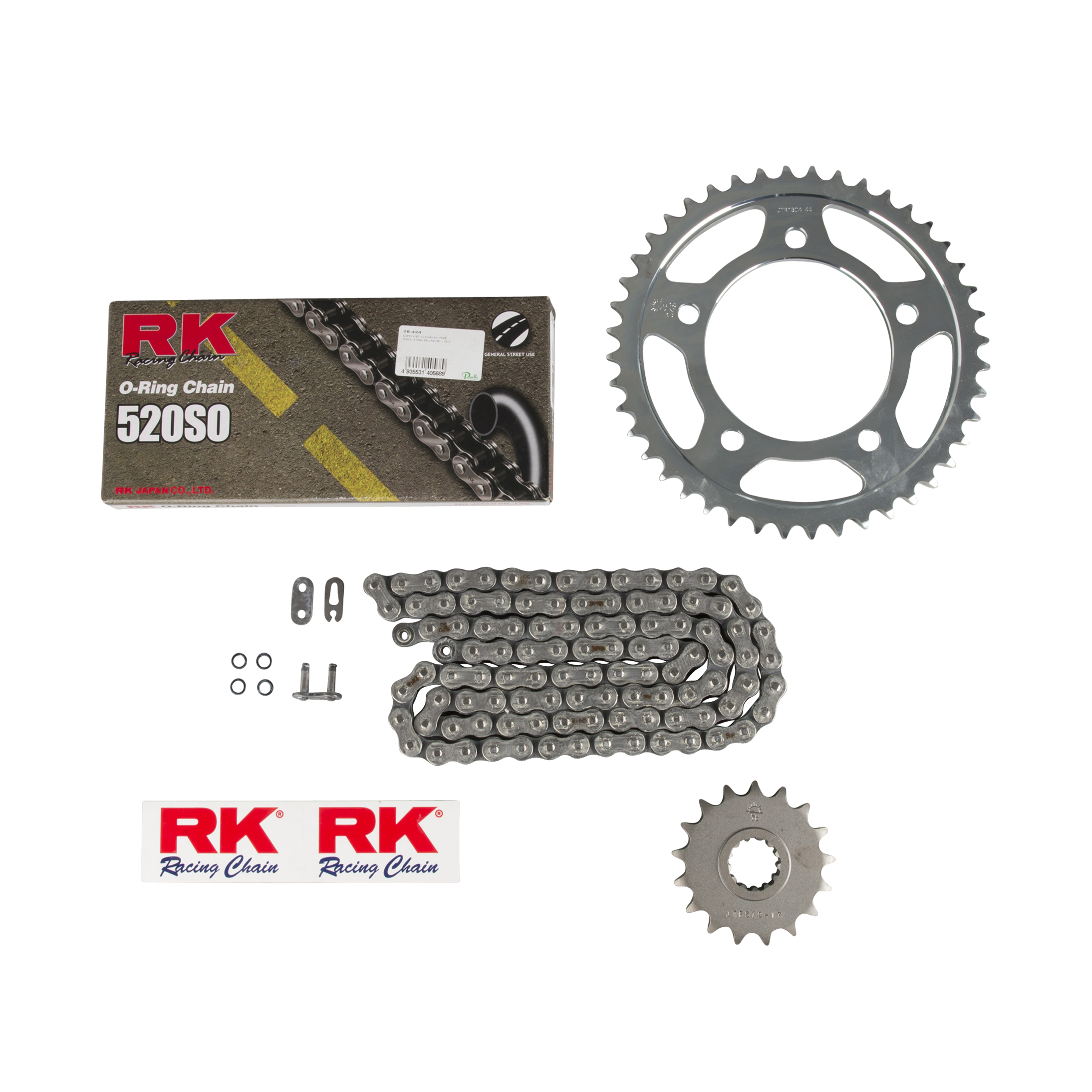 JT and RK 520SO O-Ring Chain and Sprocket Kit - Lowest Price Guarantee