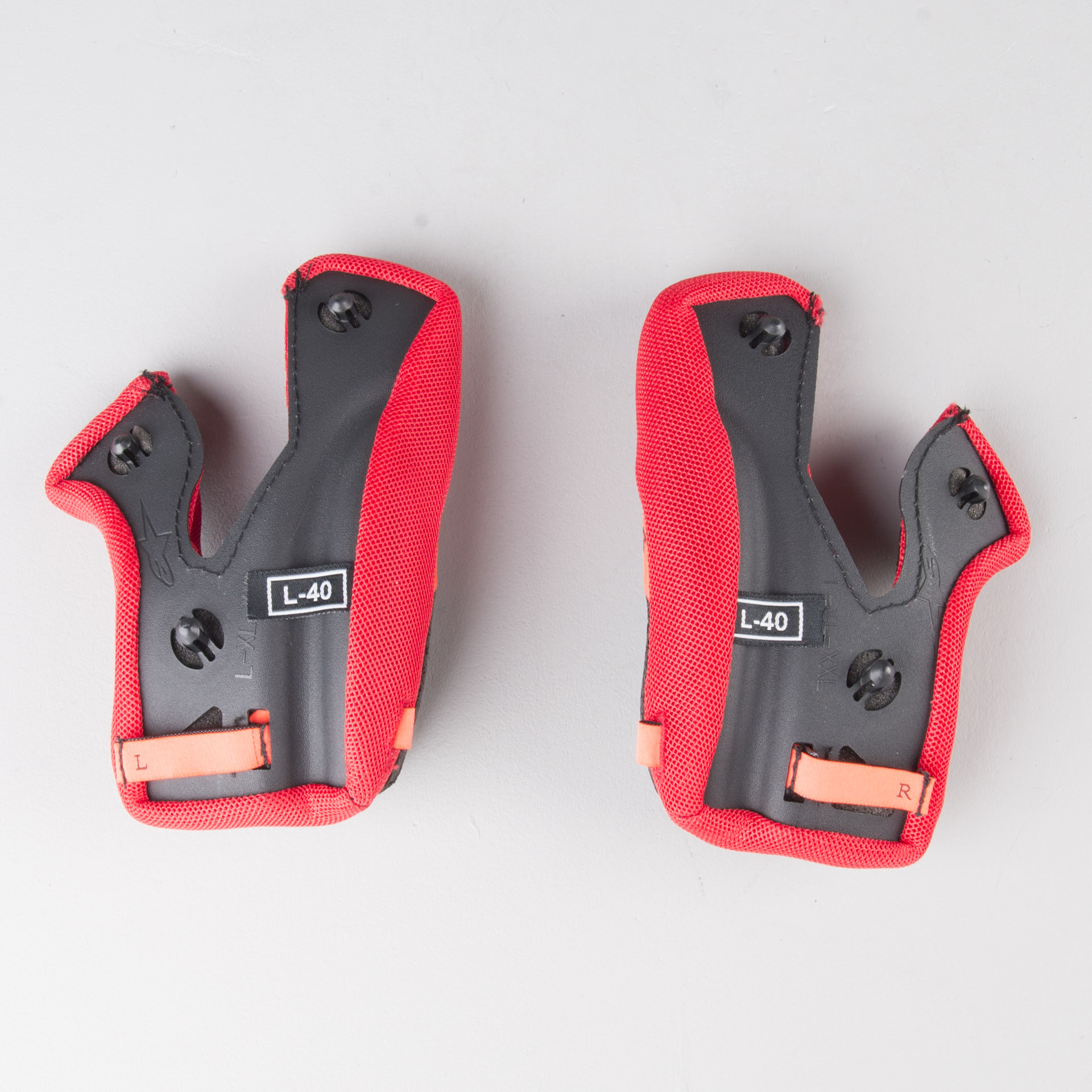 Alpinestars S-M10 / M8 Cheek Pads +5mm Black