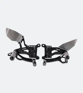 Fußrasten Valter Moto Type 3.5 (Umkehrschaltung) Schwarz