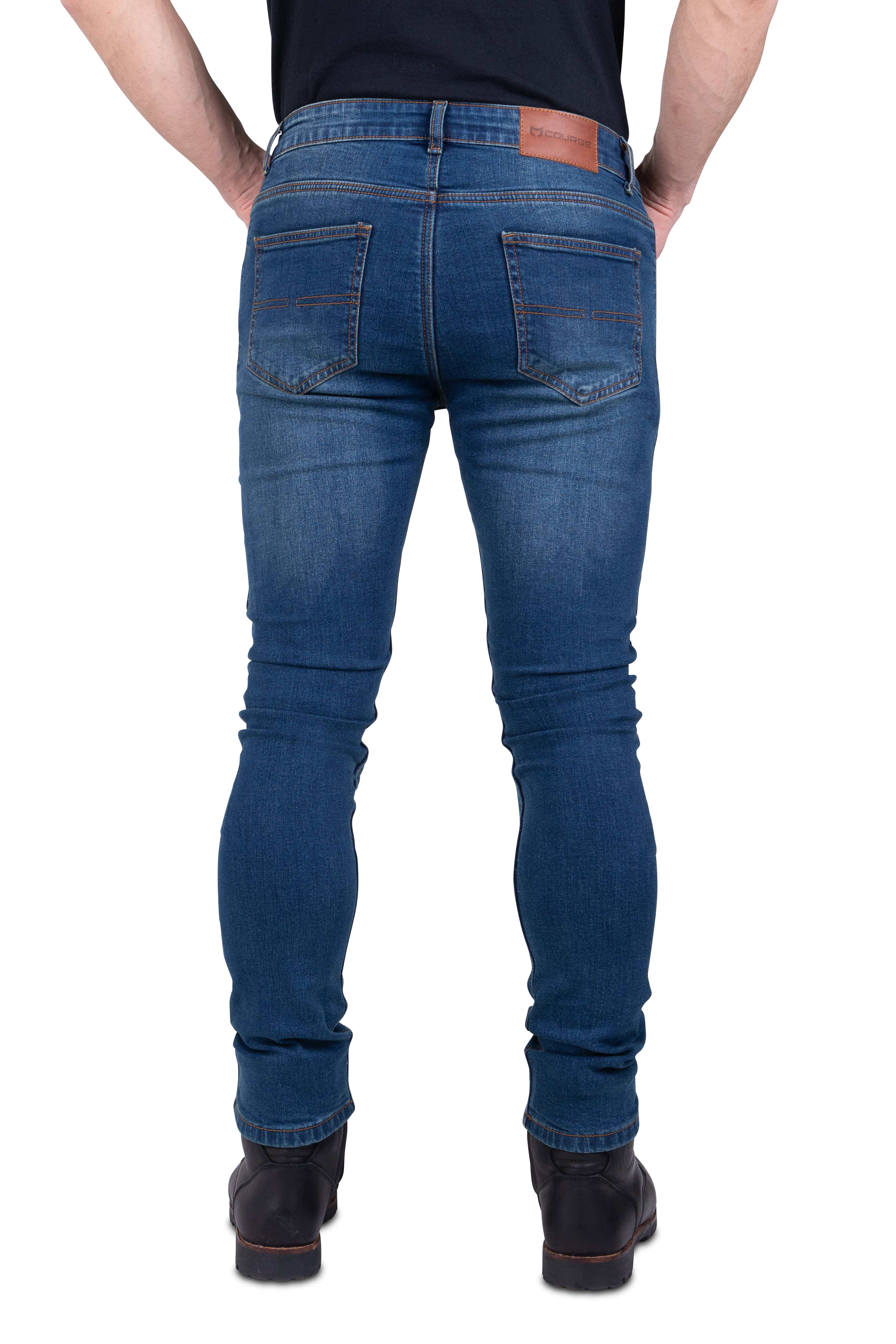 Vaqueros de Moto Course Ethan Slim Fit