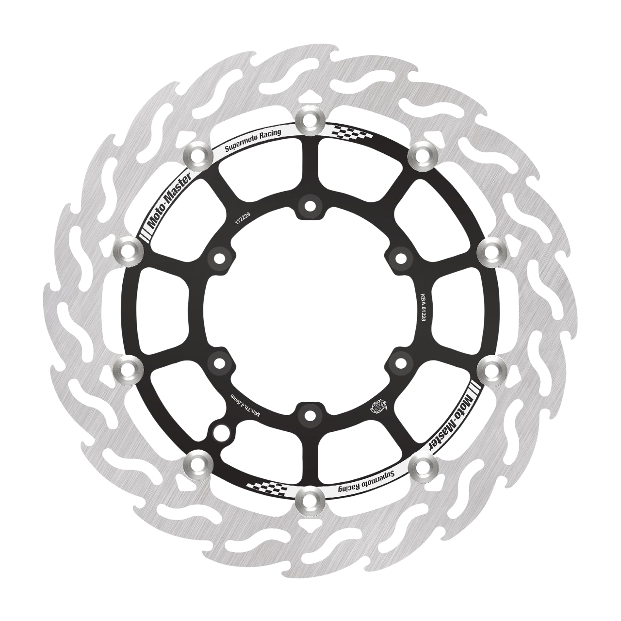 Moto-Master Supermoto Racing Flame Front Brake Disc 
