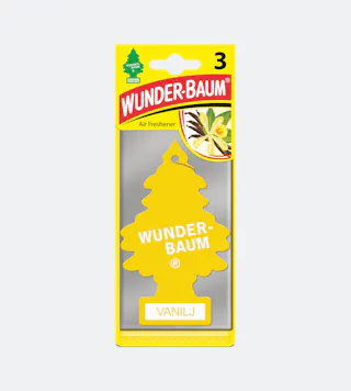 Õhuvärskendaja Wunder-Baum Vanill 3-Pakk