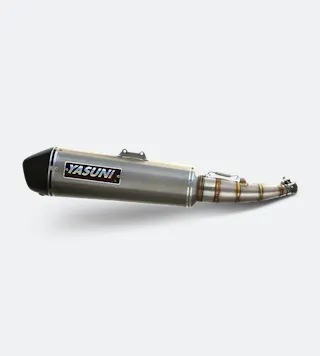 Zamjenski Lonac Auspuha Yusani - Aluminijum Izgled Titanijum/ABS