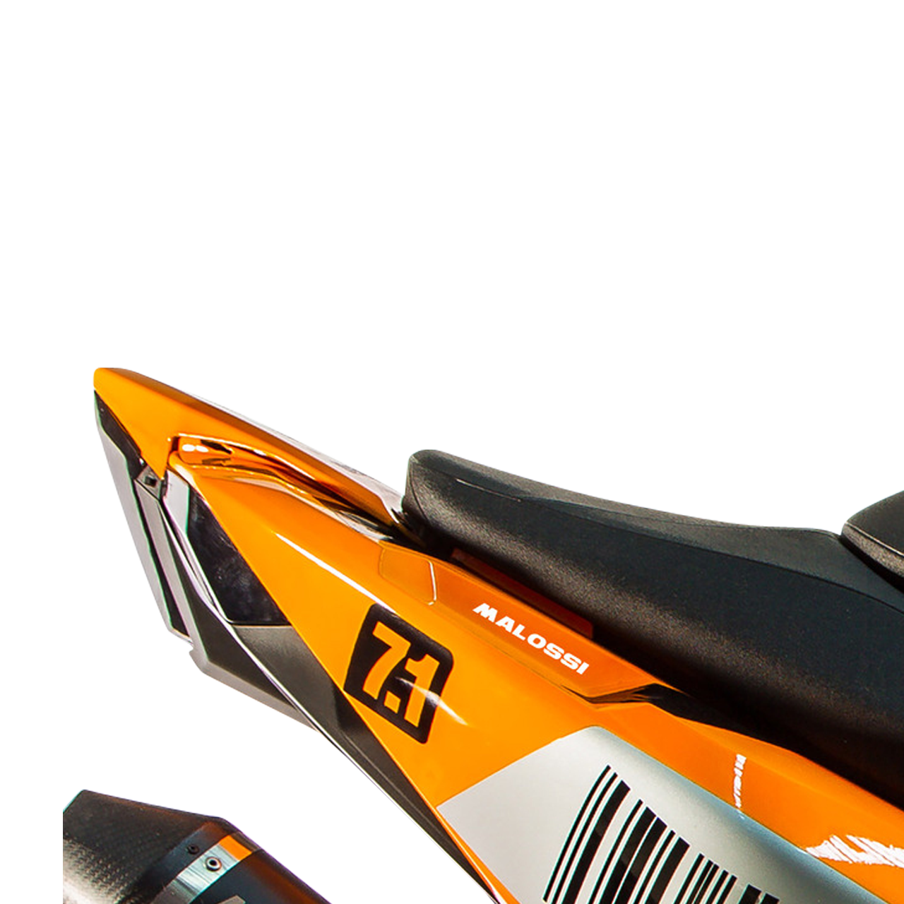 Malossi White Sticker