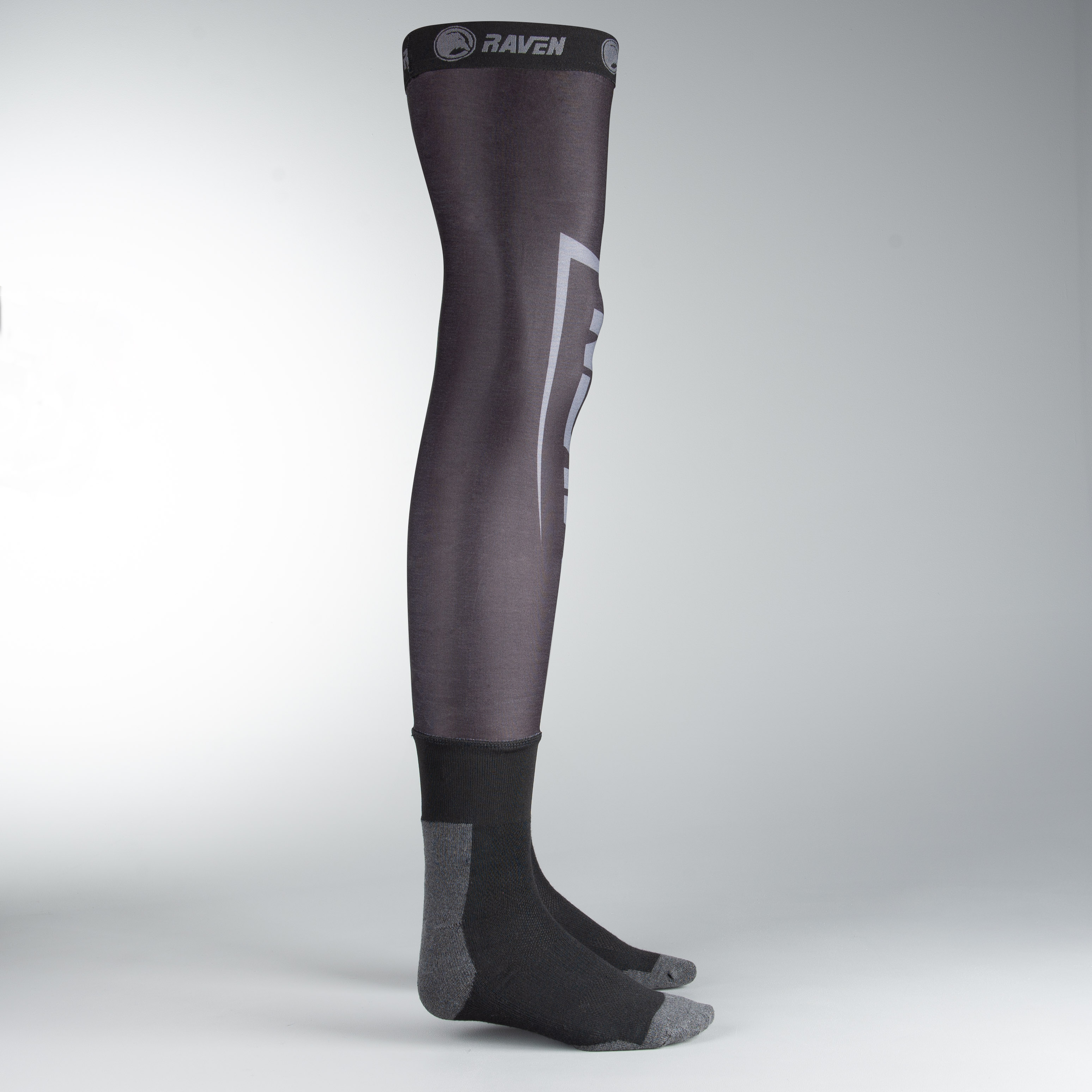 Raven Race Long Socks Black