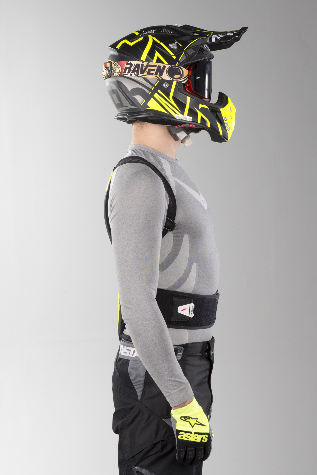 Zandon/à Paraschiena Spine EVC X7 High Visibility Nero XS