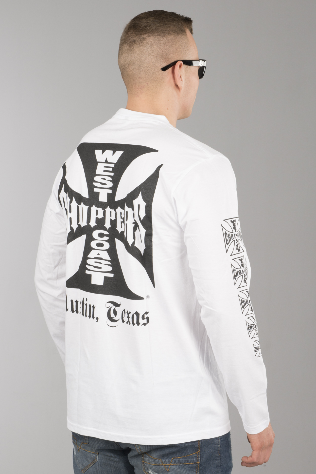 West Coast Choppers OG Cross T-Shirt Long Sleeve | 24MX