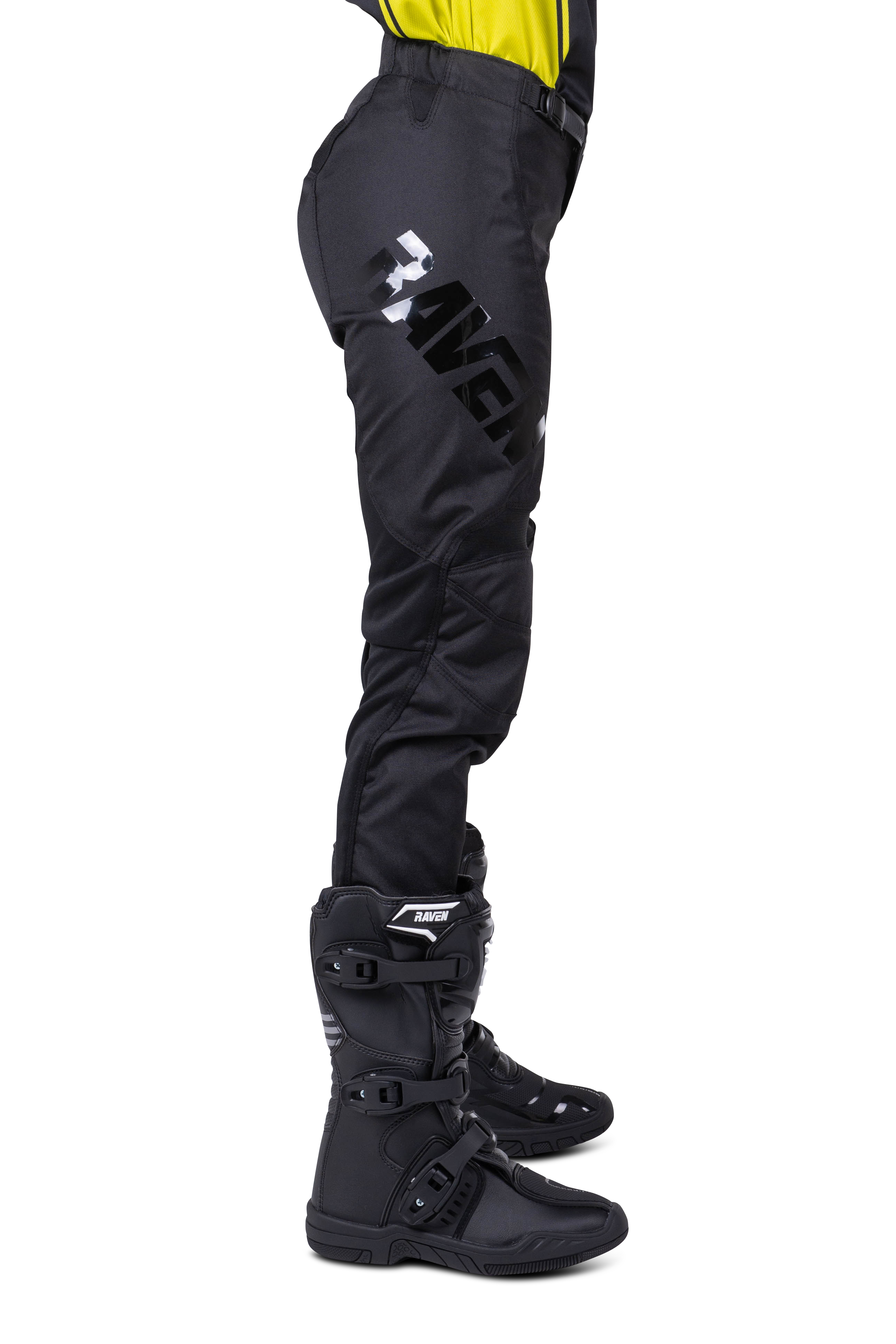 Pantaloni MX Raven Rival Tineret