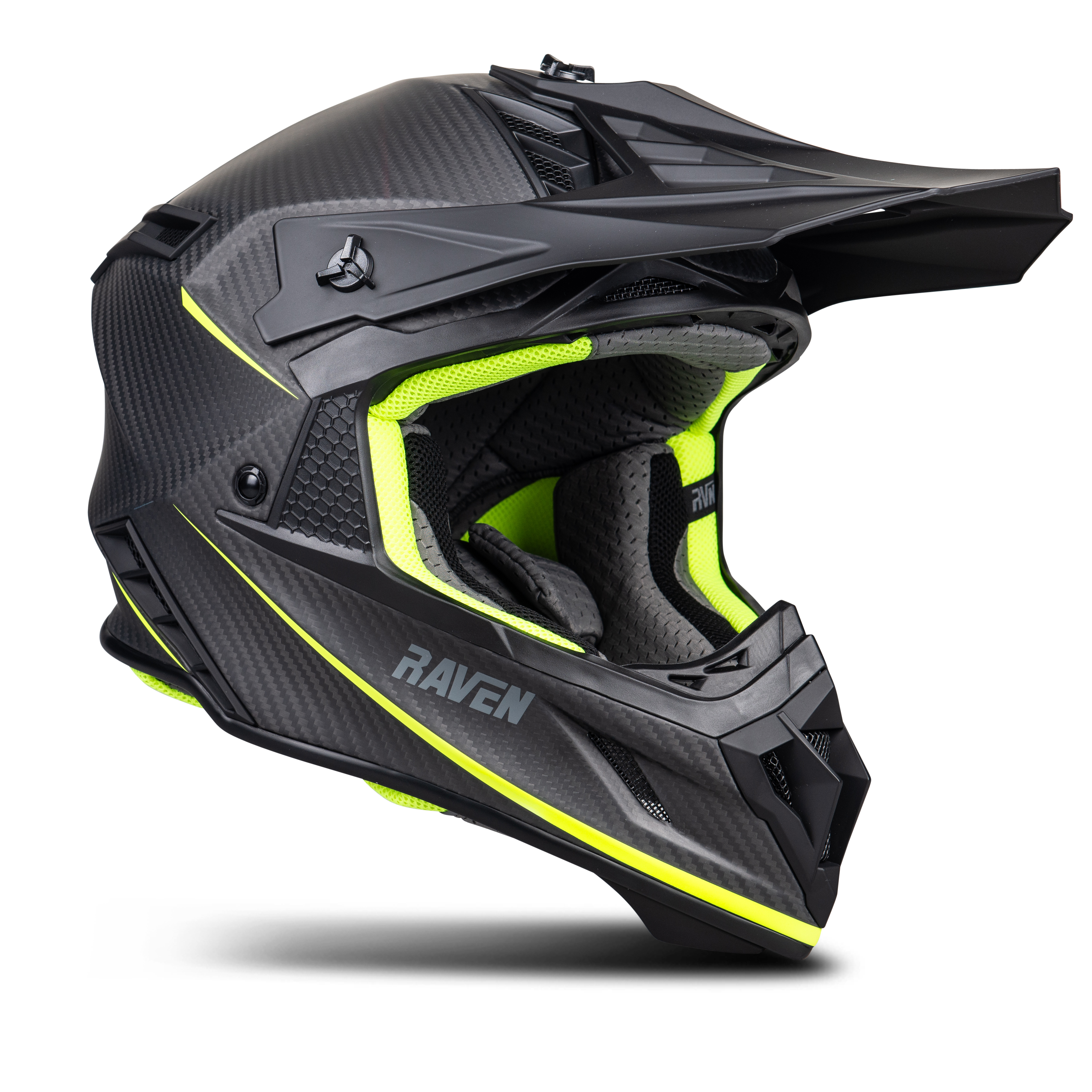M.X-セイバーインヴォーカー プリズマ Raven Ipsum Evo MX Helmet | 24mx