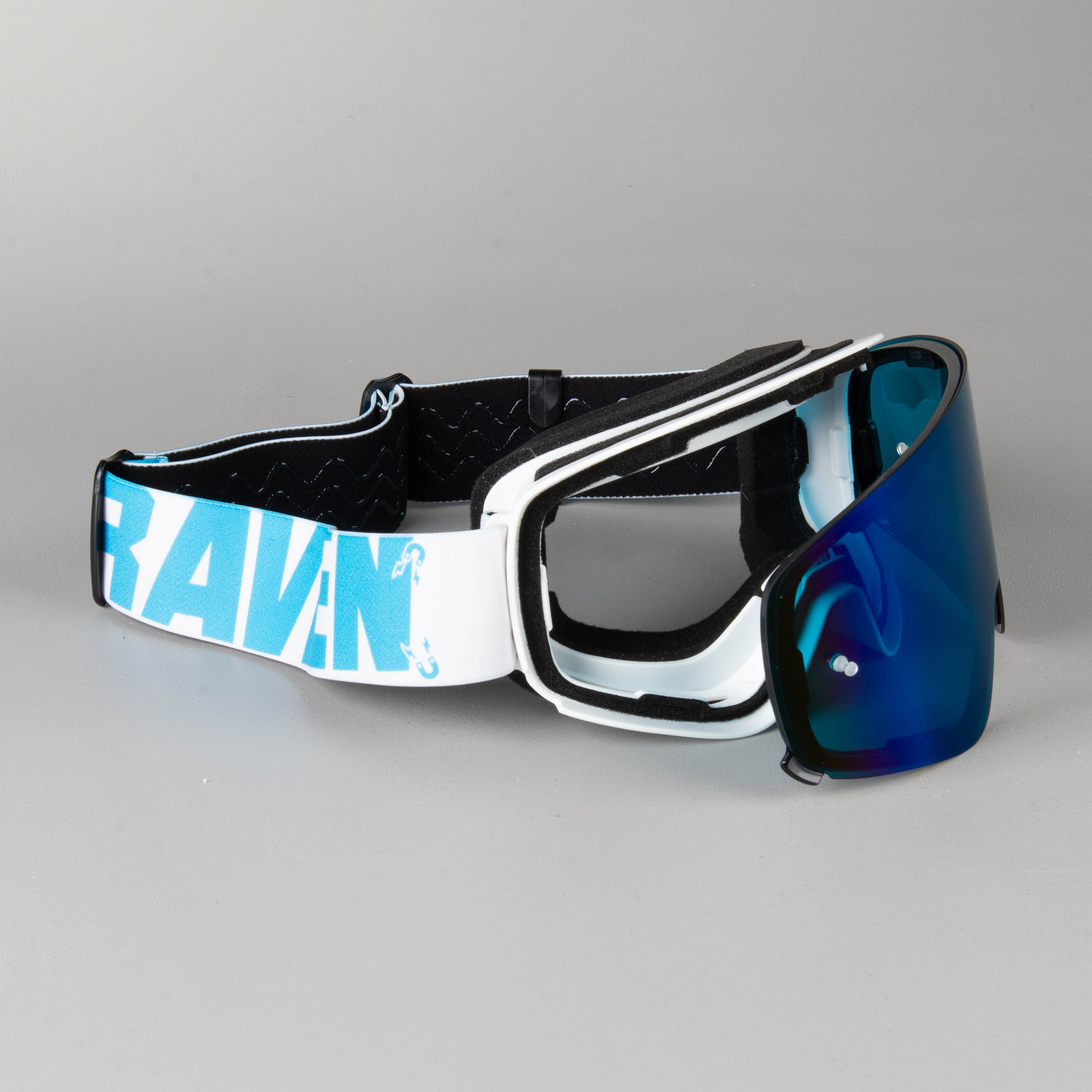 Raven Edge MX Goggles “Ice”Blue Mirror Now 49 Savings 24mx.co.uk