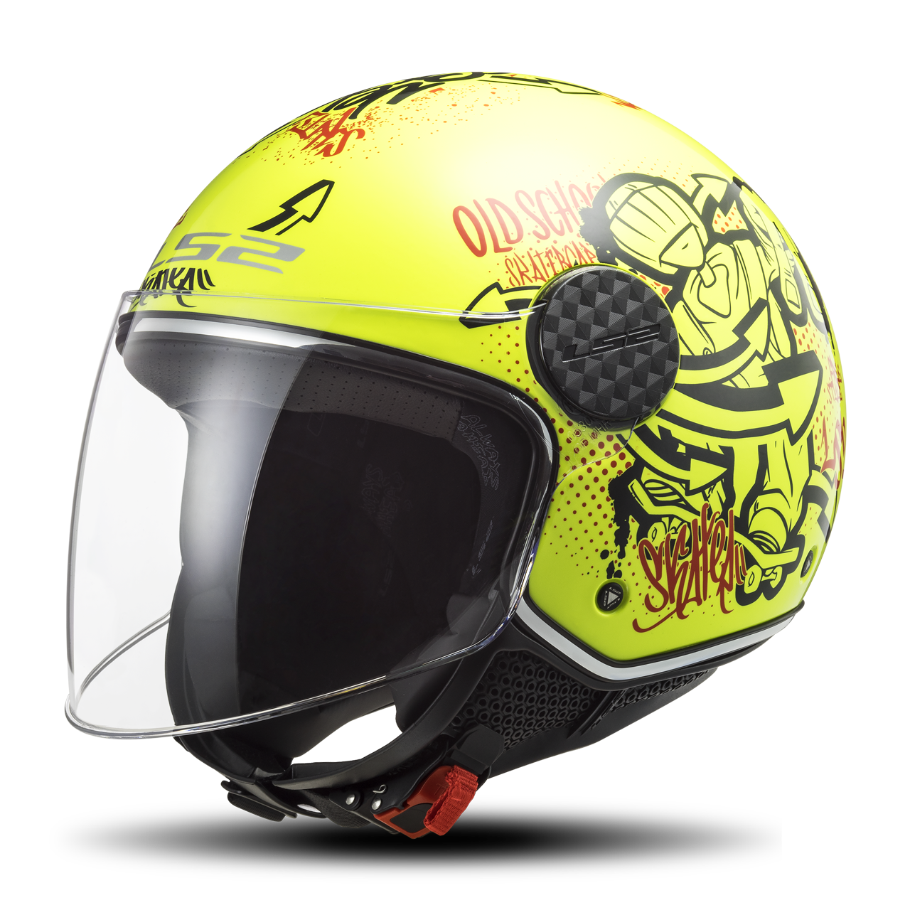 Jethelm LS2 OF558 SPHERE Skater HiVis