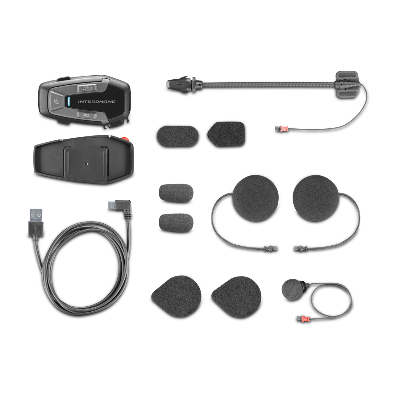 Interphone U-Com 6R Intercom System Black