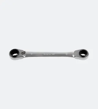 Beta Tools 4-in-1 Open-Ended Ring Spanner