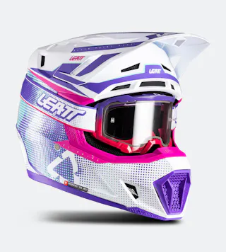 MX Šalmų Rinkinys Leatt Moto 7.5 V26 su Akiniais
