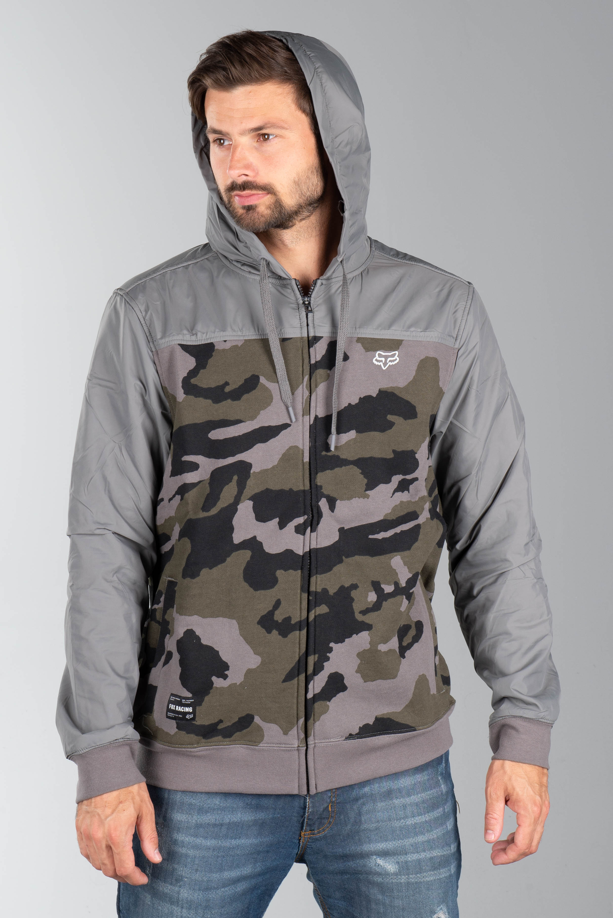 fox hoodie camo