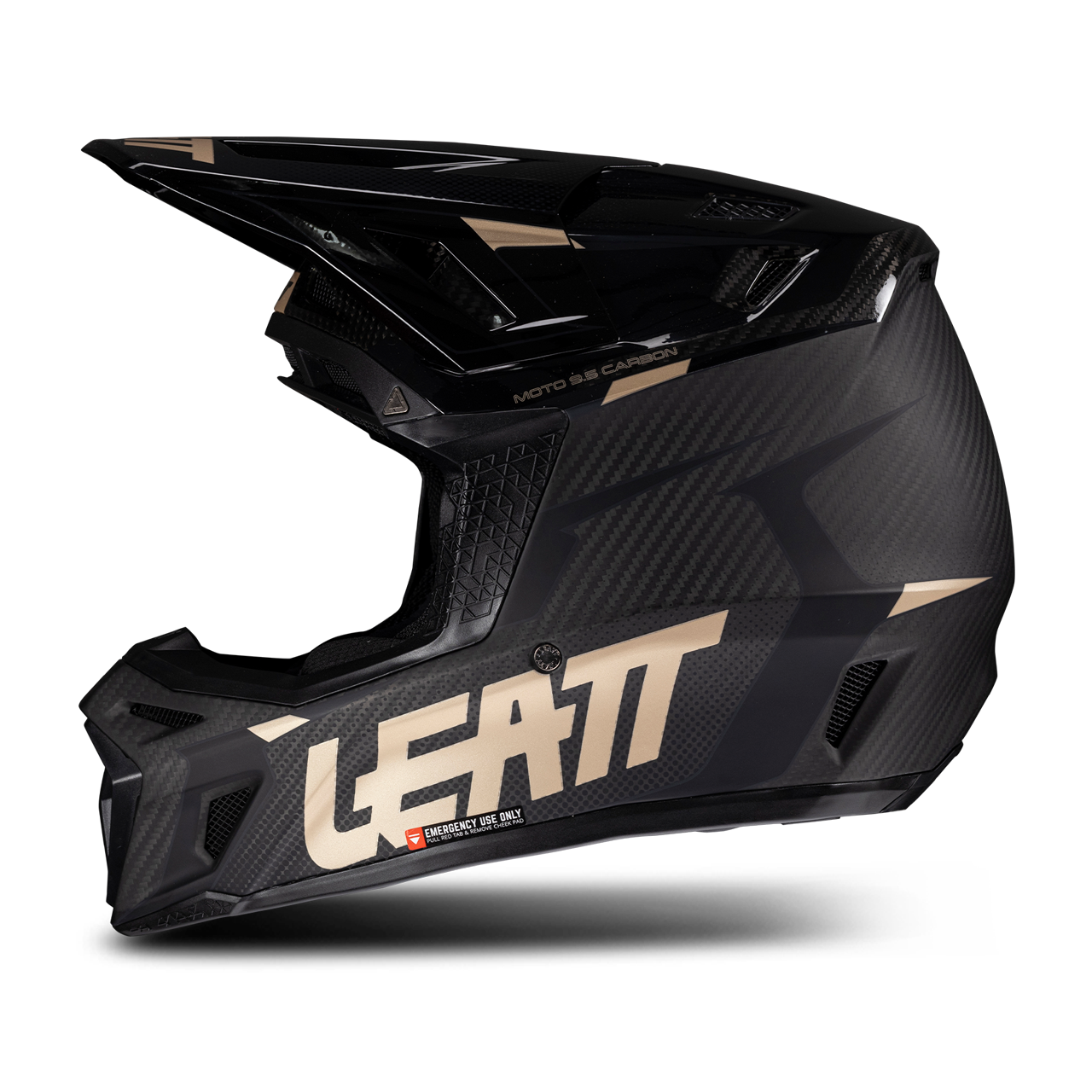 Helmset Leatt Moto 9.5 V25 Crosshelm Met Brillen