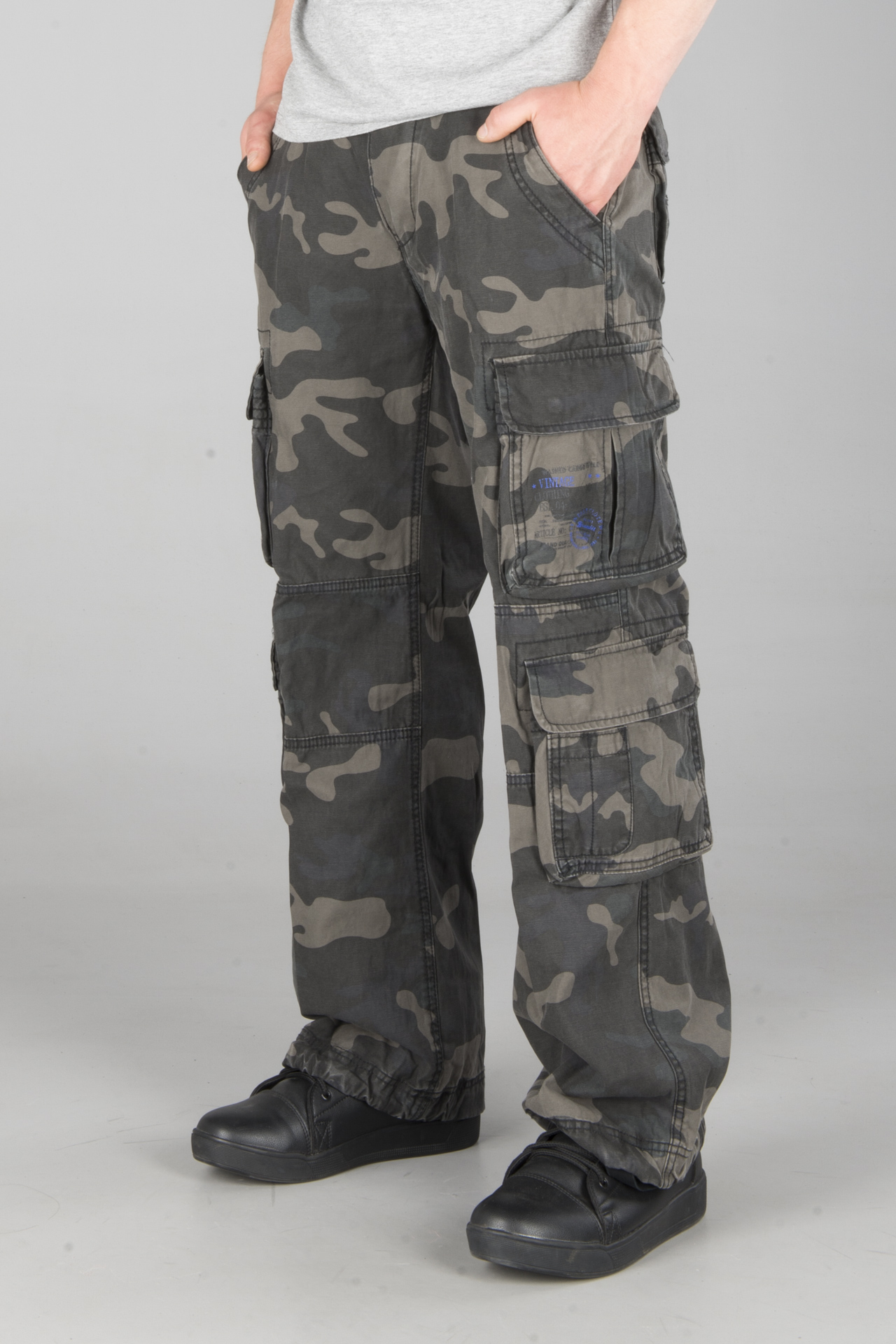Bukse Brandit Pure Vintage Mørk Camo Laveste prisgaranti Bukse Brandit Pure Vintage Mørk Camo Laveste prisgaranti