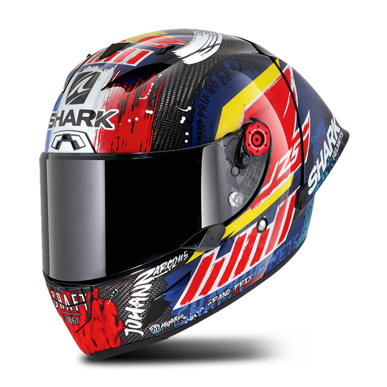 Integraalhelm Shark Race-R Pro GP 06 Replica Zarco Wintertest Carbon