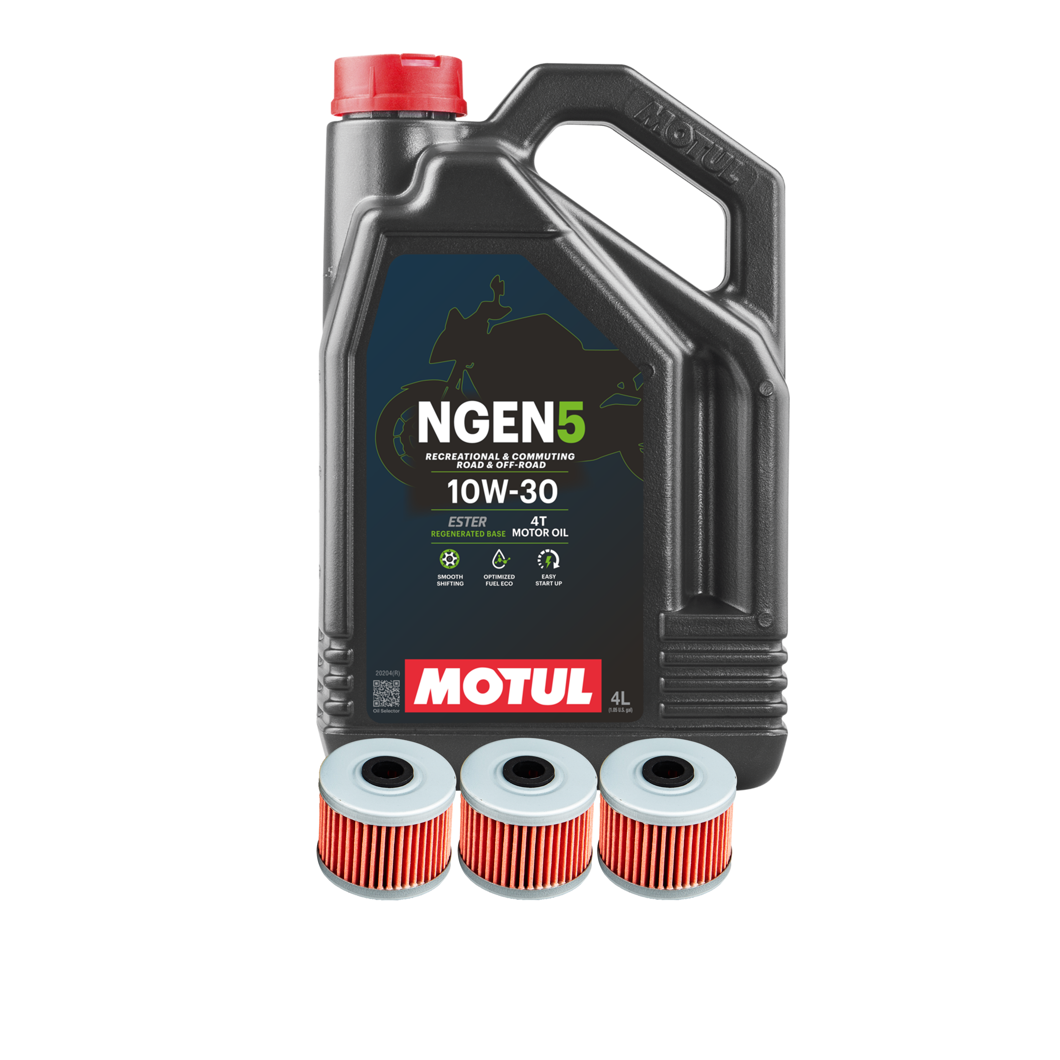 Dzinēja Eļļa Motul NGEN 5 4L + Proworks Eļļas Filtri