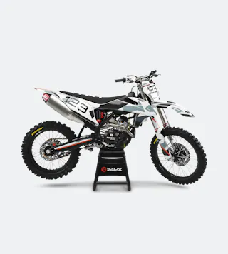 Kit Completo de Autocolantes 24MX Snow Camo + Autocolantes para Porta-Números