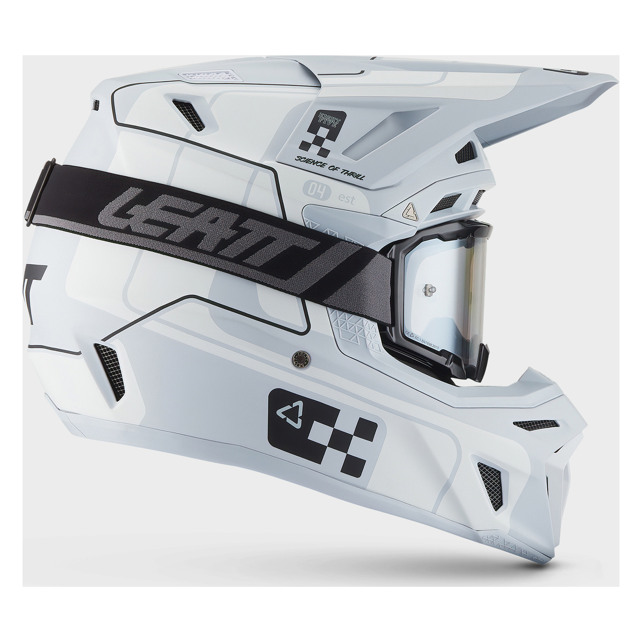 Crosshelm-Kit Leatt 8.5 V.27 mit Velocity 5.5 Crossbrille