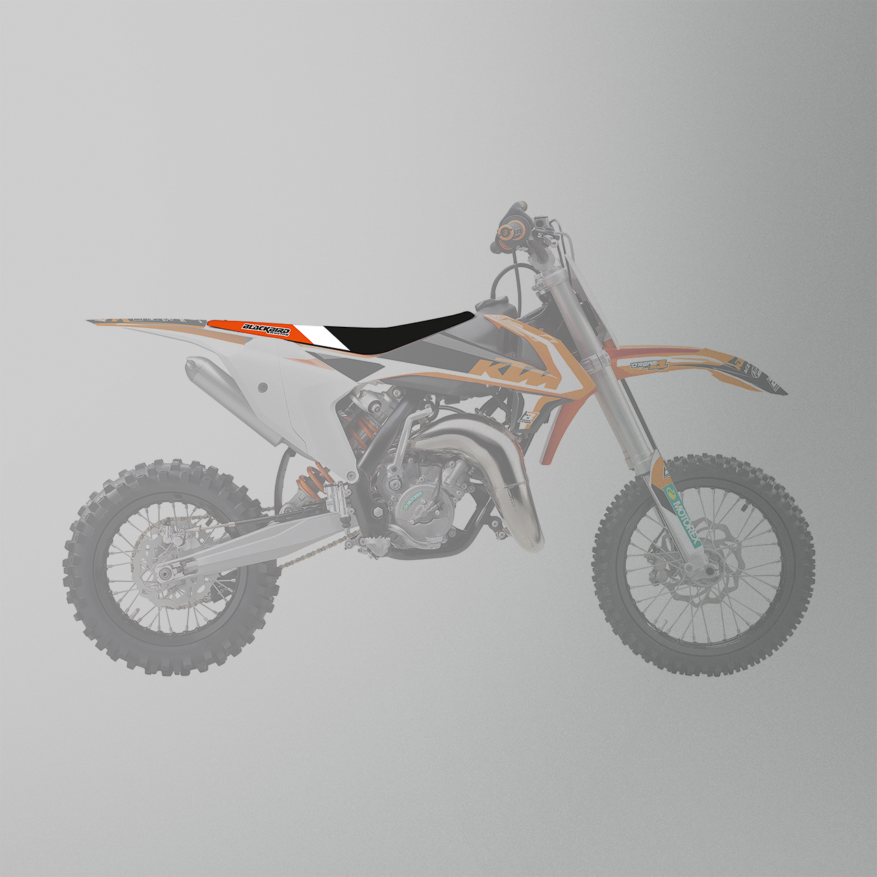 Blackbird Dream 4 Seat Cover Orange-Black-White