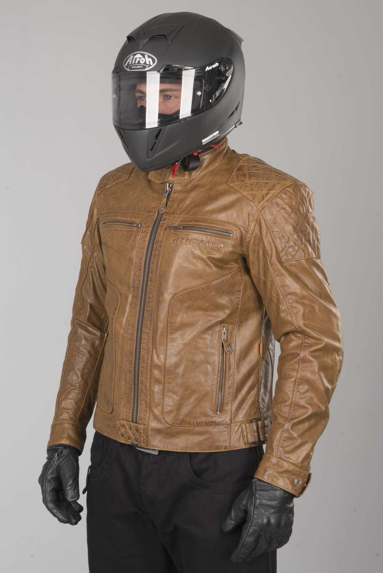 MC Jakke Richa Detroit Cognac Laveste prisgaranti XLmoto.no MC Jakke Richa Detroit Svart Laveste prisgaranti xlmoto.no