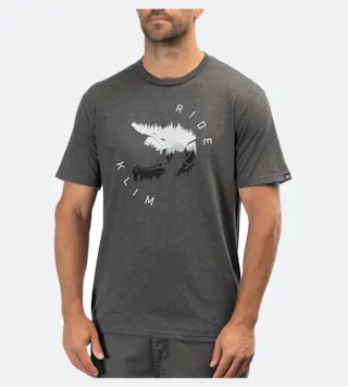 Marškinėliai Klim Ride Tri-Blend