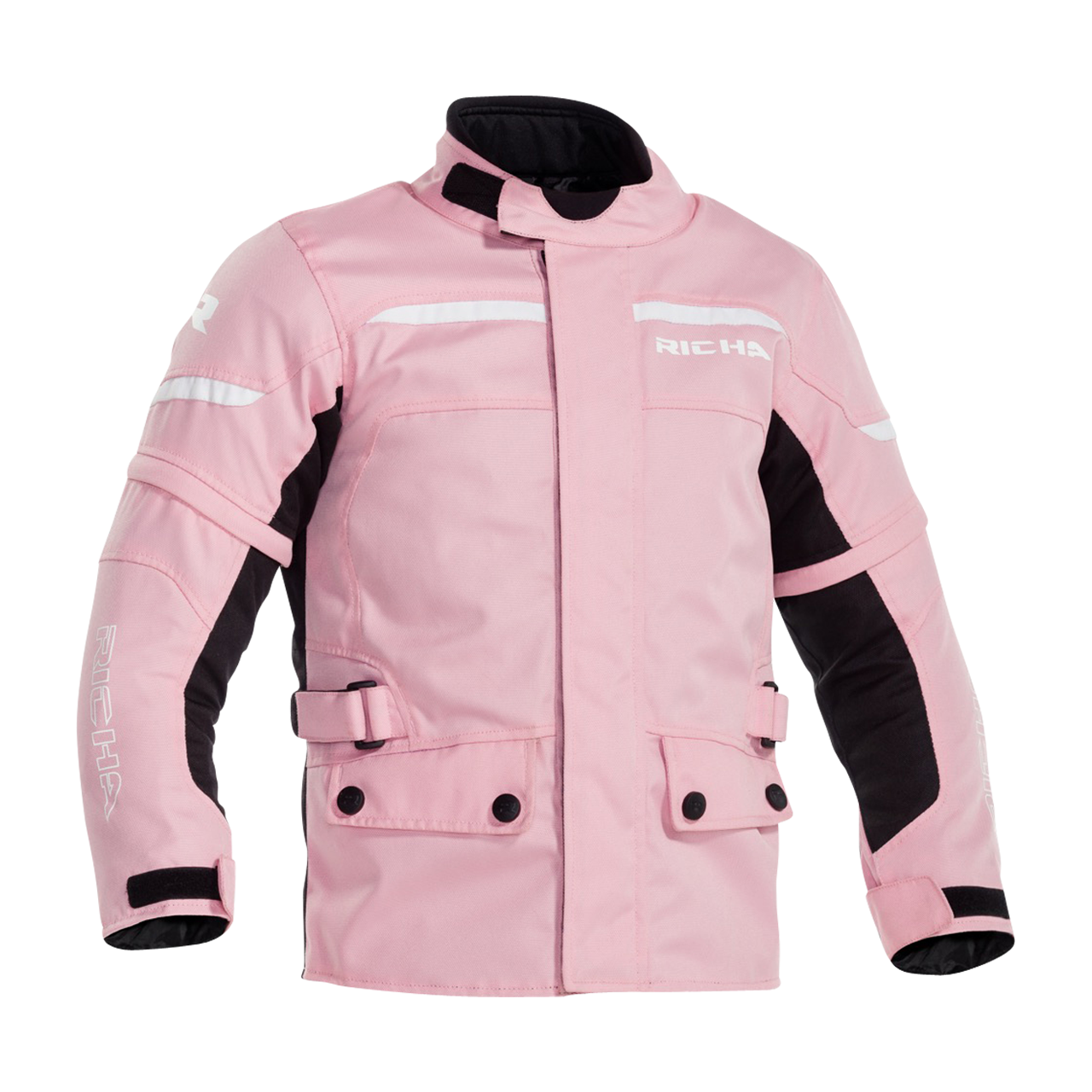 mc jakke richa tipo barn hvit rosa laveste prisgaranti xlmoto no