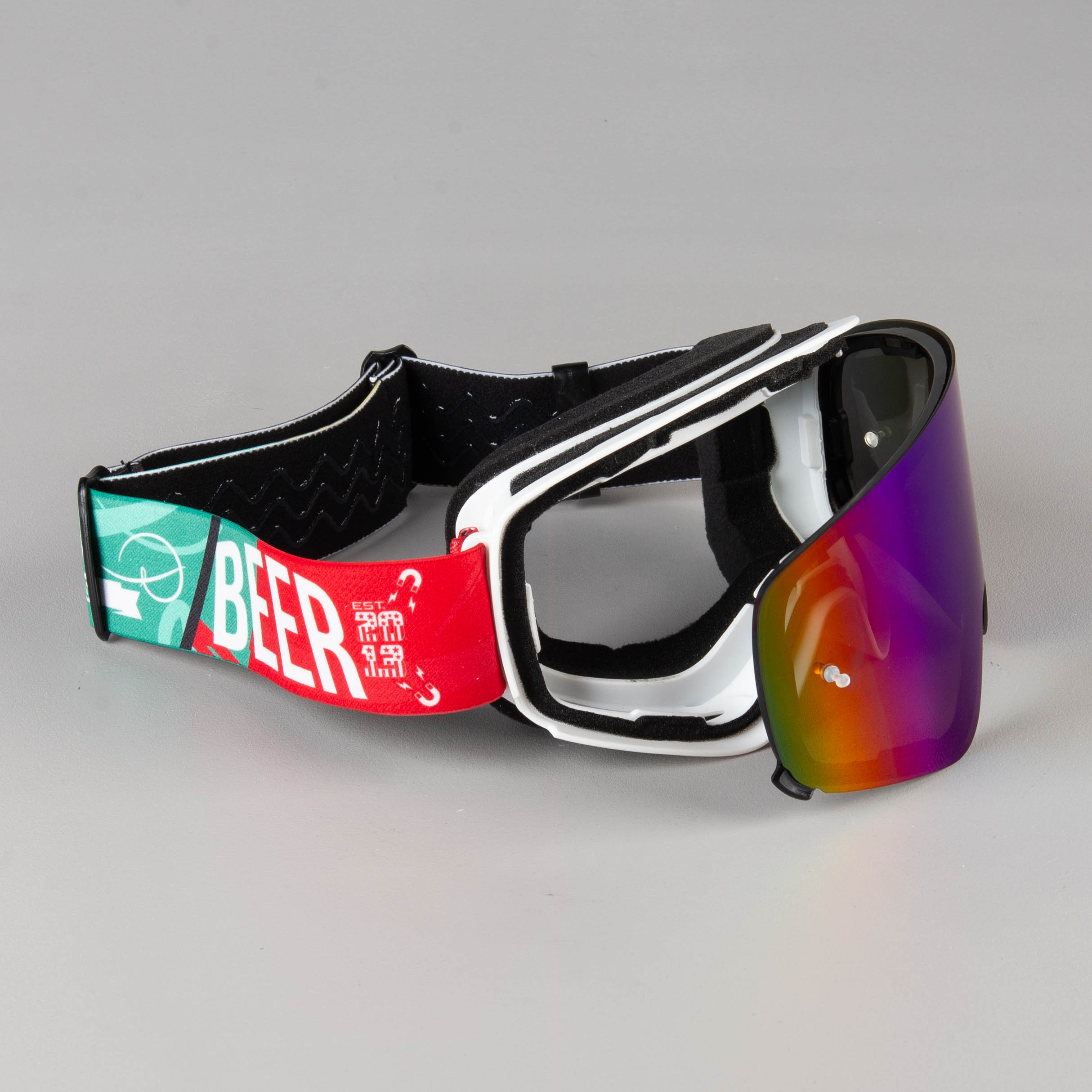 Raven Edge Magnetic Blackout MX Goggles