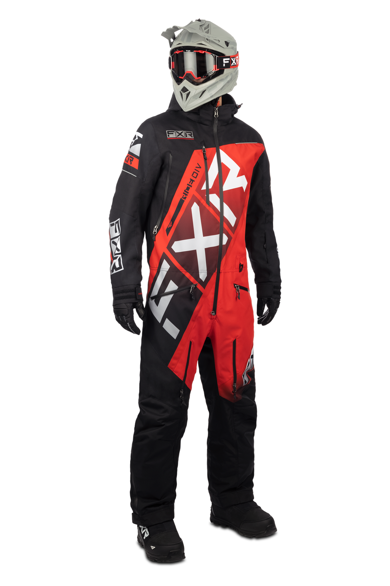 FXR CX Lite Monosuit Svart-Röd""