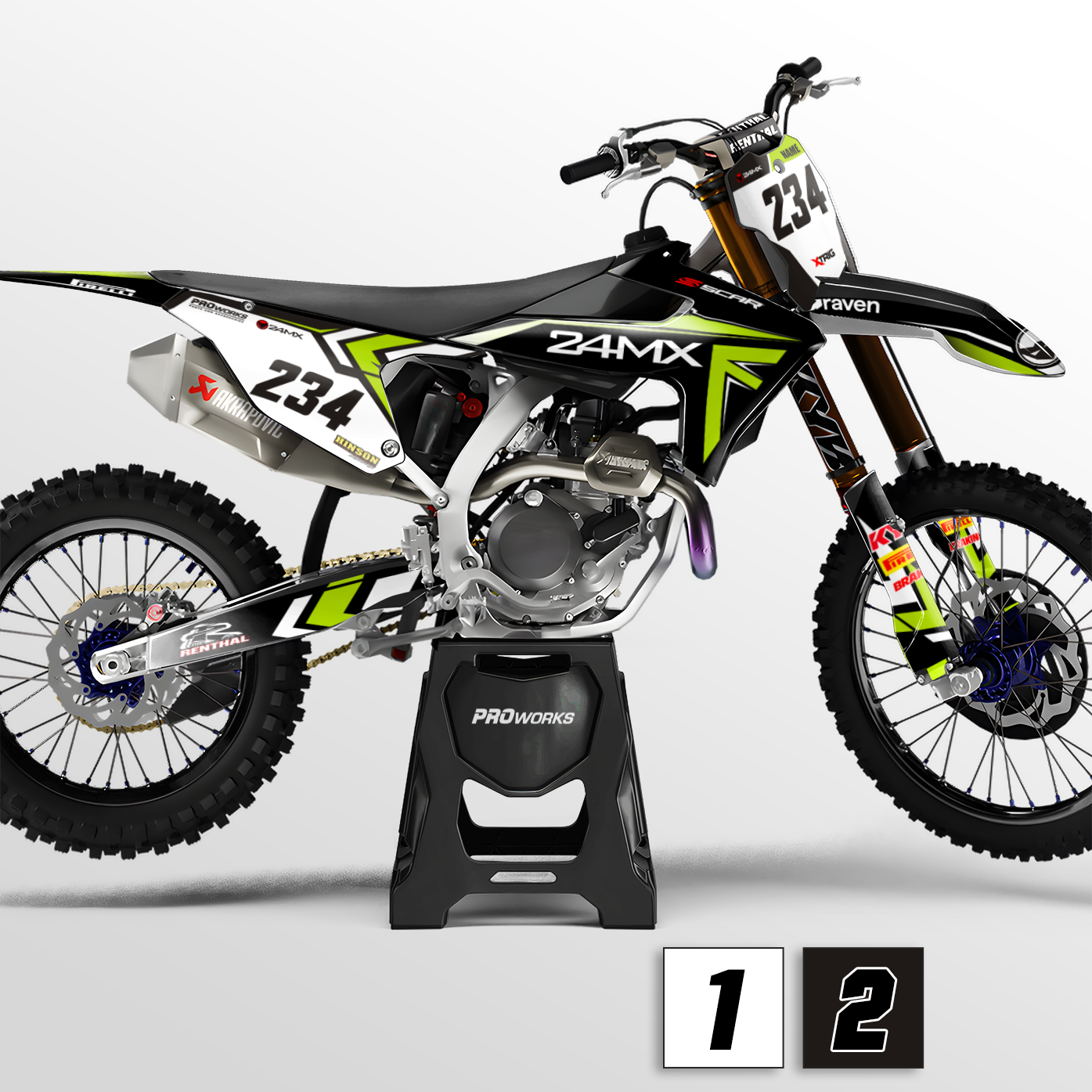 24MX Triumph Flash Decal Kit