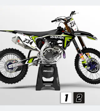 Комплект Стикери 24MX Triumph Flash