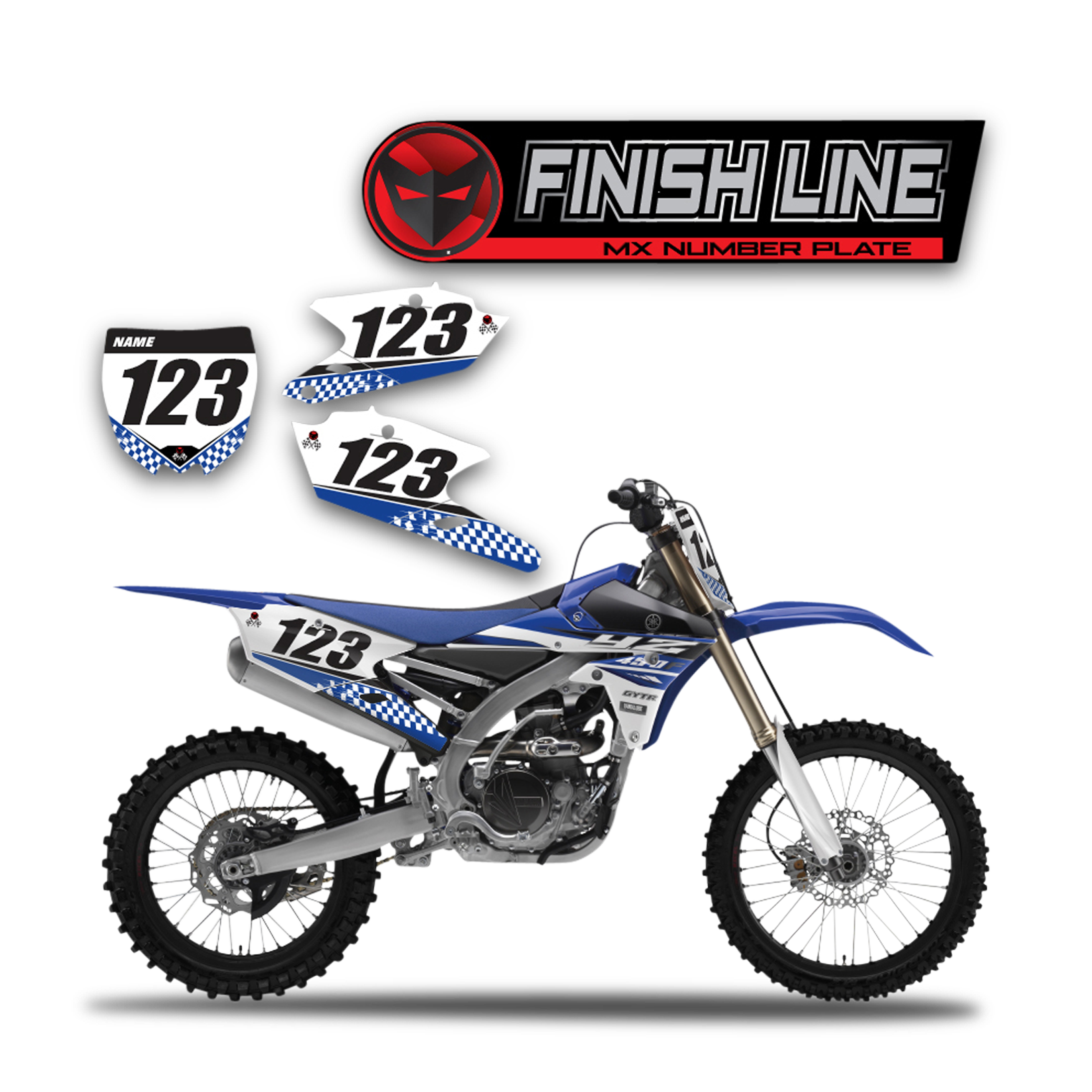 Nalepke Za Številčno Tablico Finish Line