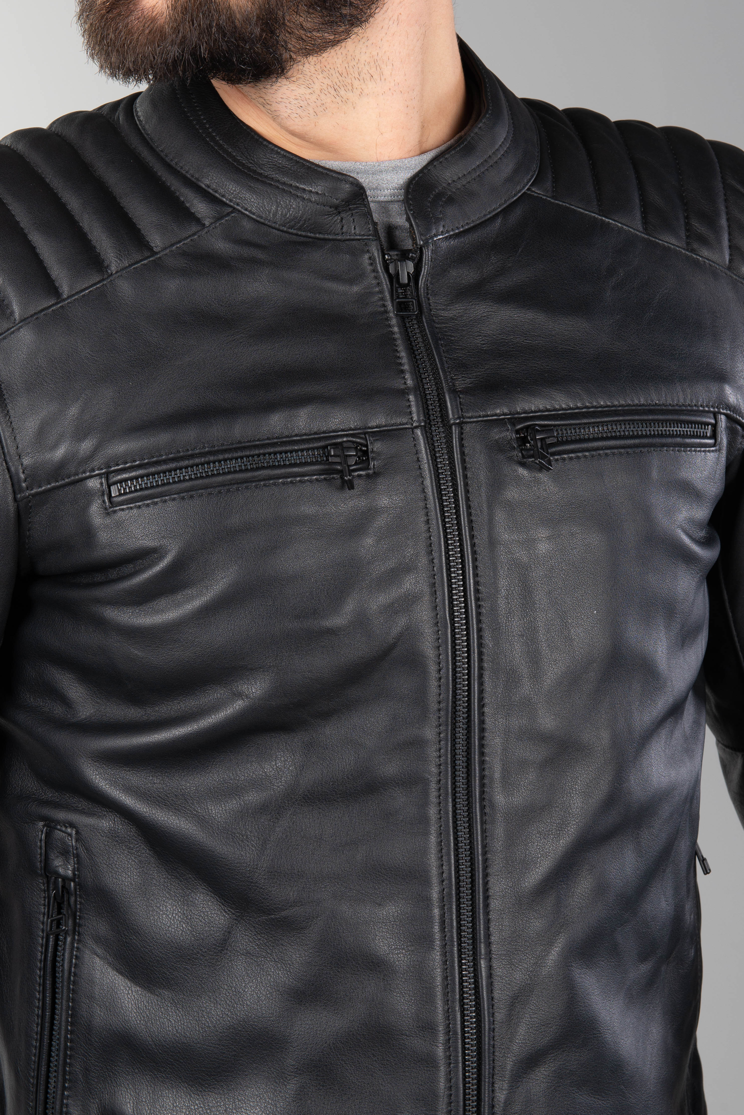 Chaqueta de Moto iXS Classic LD Dark