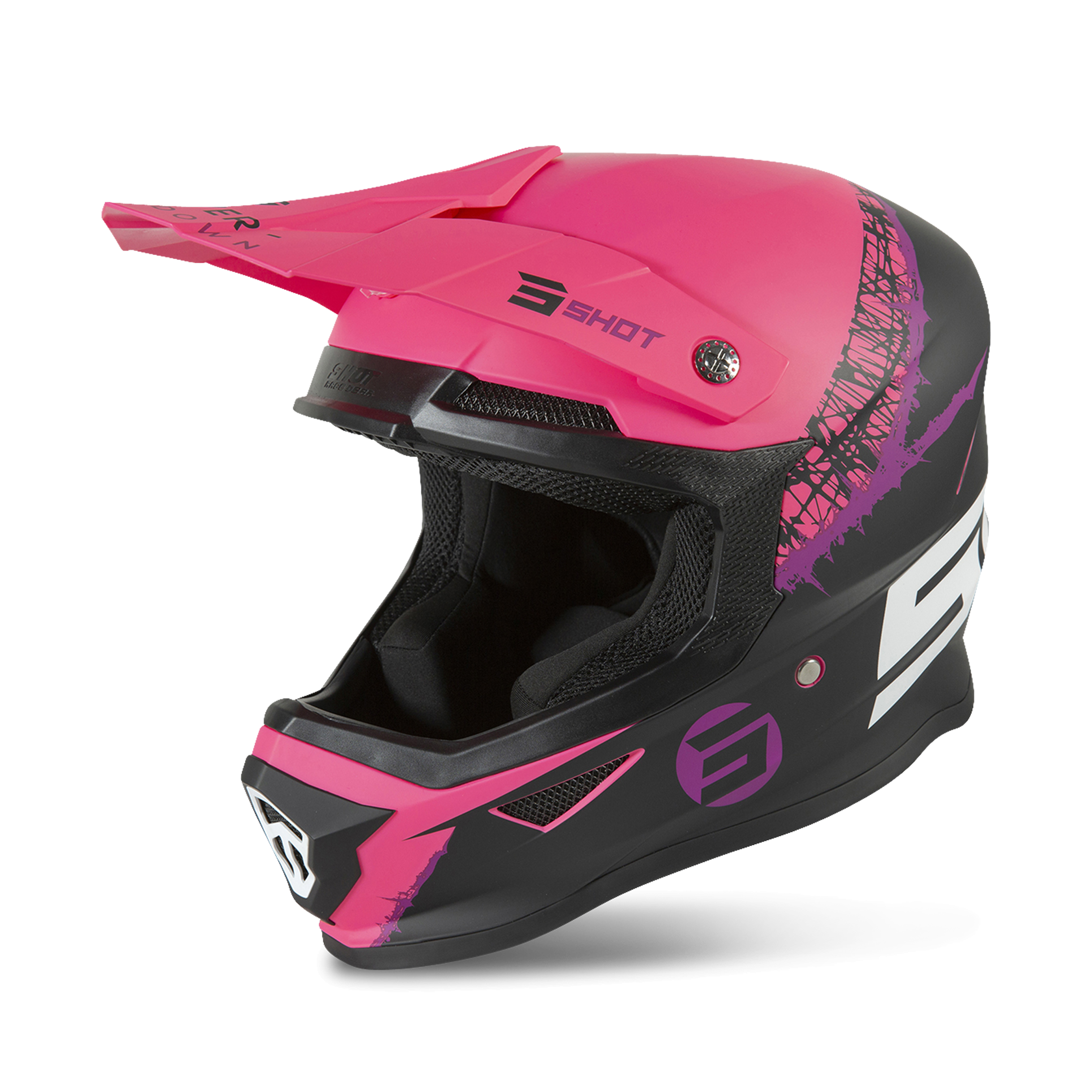 motocross helmet pink