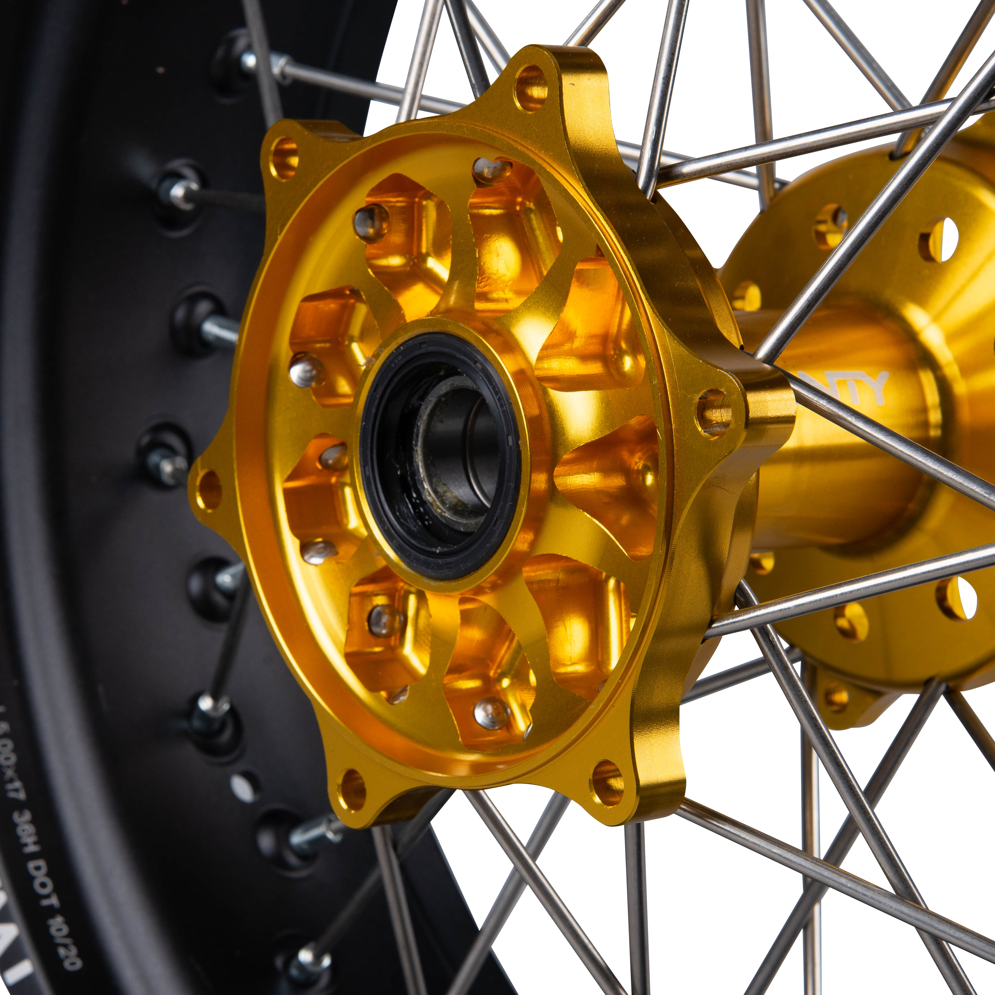 Twenty Supermotard Rear Wheel Black-Gold 17"