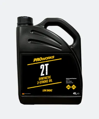 Motorolie Proworks Tweetakt 2T Semi-Synthetisch Rookarm 4L